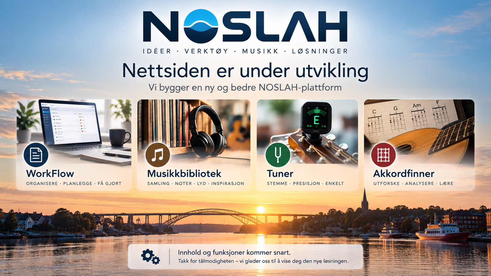 NOSLAH – nettsiden er under utvikling